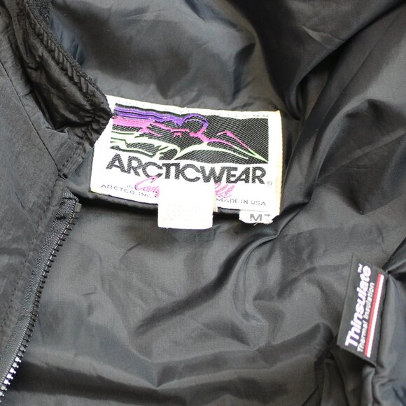 Vintage Arctic Cat Thinsulate Snowmobile Light Jacket Mens Medium - Picture 3 of 8